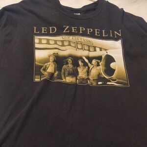 Hanes Heavyweight Black T-Shirt